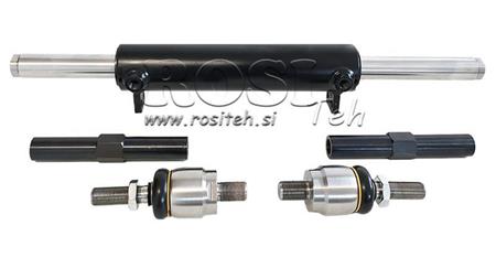 STEERING CYLINDER DOUBLE-SIDED WITH JOINTS