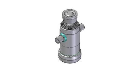 3041S -TELESCOPIC CYLINDER STANDARD/BALL 4 STAGES STROKE 670 DIAMETER 124