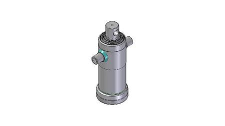 3043F -TELESCOPICKÝ CYLINDR STANDARD/OTVOR 4 STUPNĚ ZDVIH 950 FI 124