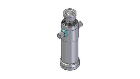 3045S -TELESCOPIC CYLINDER STANDARD/BALL 4 STAGES STROKE 1190 DIAMETER 124