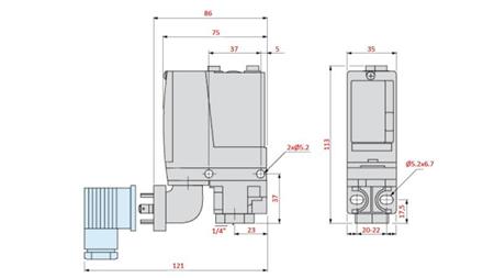 DOUBLE ADJUSTABLE PRESSURE SWITCH 20-300BAR XMLB300D2C11