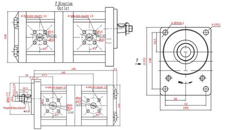 HYDRAULIC PUMP TRACTOR - 22A16X158/6.3X161 