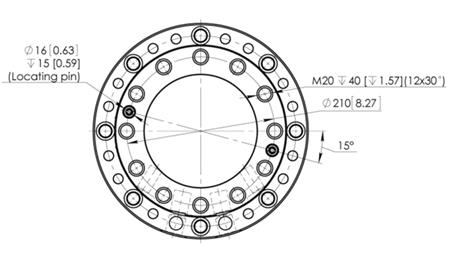 HYDRAULIC ROTATOR CPR9-01 33000-9000 KG