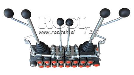 HYDRAULICKÝ VENTIL HIAB 8xPC70 2X EURO JOYSTICK 3 POS