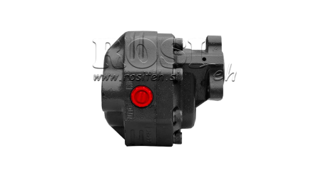 HYDRAULICKÉ ČERPADLO Z ŠEDÉHO OCELOVÉHO UNI40-87CC-220 BAR LEVÉ