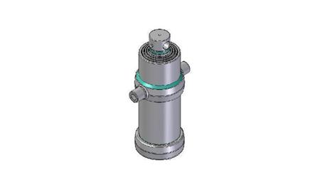 4045F -TELESCOPIC CYLINDER STANDARD/HOLE 4 STAGES STROKE 1490 FI 170