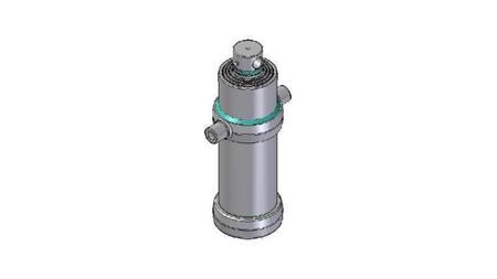 4046F -TELESCOPICKÝ CYLINDR STANDARD/DÍRA 4 STUPNĚ ZDVIH 1690 FI 170