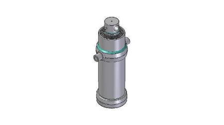 4048F -TELESCOPICKÝ CYLINDR STANDARD/DÍRA 4 STUPNĚ ZDVIH 1950 FI 190