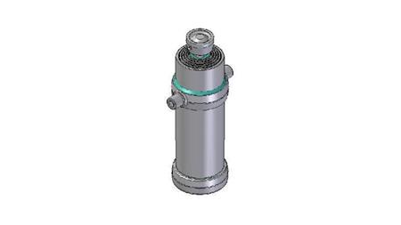 4053S - TELESCOPICKÝ CYLINDR STANDARD/KULIČKA 5 STUPŇŮ ZDVIH 2450 PRŮMĚR 190