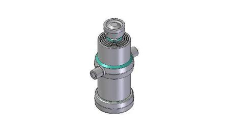 4071S -TELESCOPICKÝ CYLINDR STANDARD/KULIČKA 4 STUPNĚ ZDVIH 970 PRŮMĚR 170