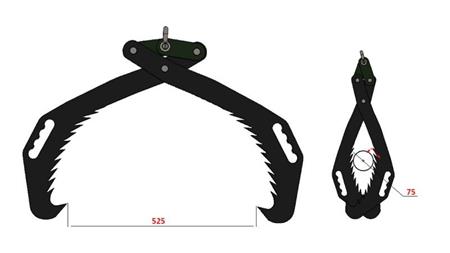 HAND FORESTRY GRIPPER HD50 (500mm)