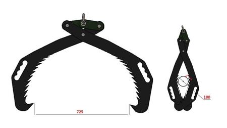 HAND FORESTRY GRIPPER HD70 (700mm)