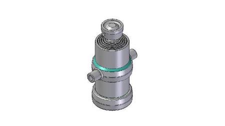 5000S -TELESCOPICKÝ CYLINDR STANDARD/KULIČKA 5 STUPŇŮ ZDVIH 1295 PRŮMĚR 170