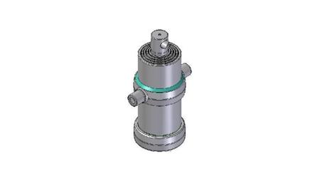 5001F -TELESCOPICKÝ CYLINDR STANDARD/DÍRA 5 STUPŇŮ ZDVIH 1520 FI 170