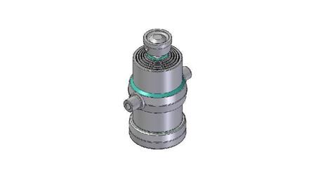 5005S -TELESCOPICKÝ CYLINDR STANDARD/BALL 5 STUPŇŮ ZDVIH 1275 PRŮMĚR 190