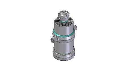 5006S -TELESCOPICKÝ CYLINDR STANDARD/KULIČKA 5 STUPŇŮ ZDVIH 1500 PRŮMĚR 190