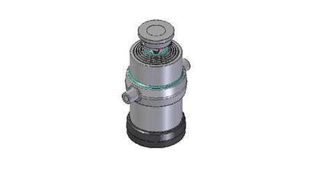 5033S - TELESCOPICKÝ CYLINDR STANDARD/KULIČKA 5 STUPŇŮ ZDVIH 1800 PRŮMĚR 215