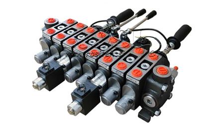 HYDRAULICKÝ VENTIL HIAB 8xPC70   2x JOYSTICK - ELEKTRICKÉ OVLÁDÁNÍ 12V