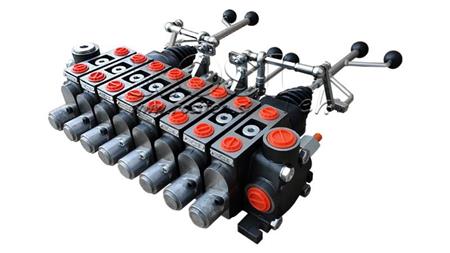 HYDRAULICKÝ VENTIL HIAB 8xPC70 2X EURO JOYSTICK 3 POS