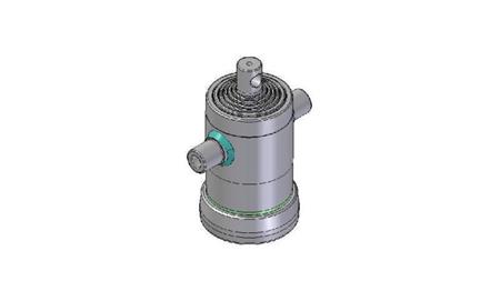 6006F -TELESCOPICKÝ CYLINDR STANDARD/DÍRA 6 STUPŇŮ ZDVIH 1000 FI 152