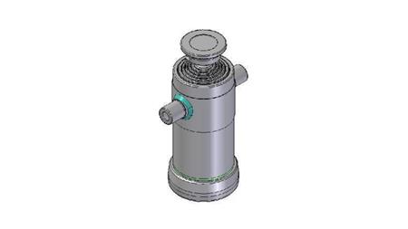 6008S -TELESCOPICKÝ CYLINDR STANDARD/KULIČKA 6 STUPŇŮ ZDVIH 1480 PRŮMĚR 152