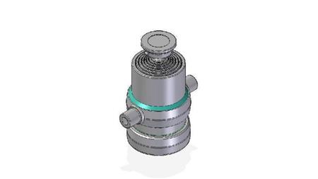 7006S -TELESCOPICKÝ CYLINDR STANDARD/BALL 7 STUPŇŮ ZDVIH 1360 PRŮMĚR 170