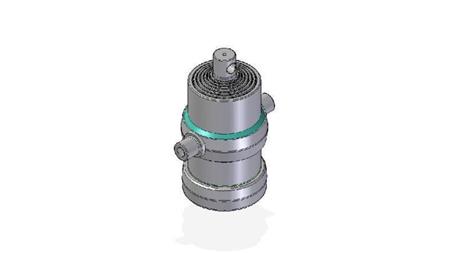 7017F -TELESCOPIC CYLINDER STANDARD/HOLE 7 STAGES STROKE 1695 FI 190