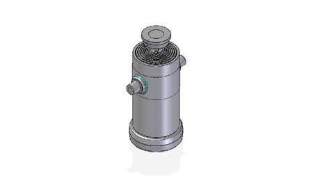 7035S - TELESCOPICKÝ CYLINDR STANDARD/KULIČKA 7 STUPŇŮ CESTA 2832 PRŮMĚR 240