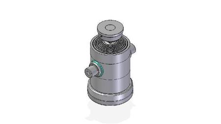 7062S -TELESCOPIC CYLINDER STANDARD/BALL 7 STAGES TRAVEL 1912 DIAMETER 270