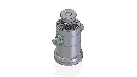 7063S -TELESCOPICKÝ CYLINDR STANDARD/KULIČKA 7 STUPŇŮ CESTA 2192 PRŮMĚR 270