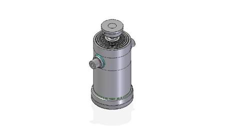 7086S -TELESCOPICKÝ CYLINDR STANDARD/KULIČKA 7 STUPŇŮ CESTA 2957 PRŮMĚR 300