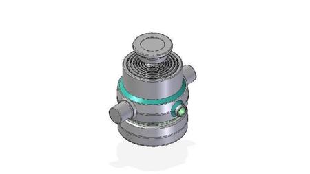 7300S -TELESCOPIC CYLINDER STANDARD/BALL 7 STAGES TRAVEL 890 DIAMETER 170