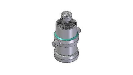 8005S -TELESCOPIC CYLINDER STANDARD/BALL 8 STAGES TRAVEL 2060 DIAMETER 190