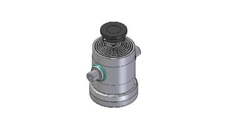 8009S - TELESCOPICKÝ CYLINDR STANDARD/KULIČKA 8 STUPŇŮ CESTA 1715 PRŮMĚR 240