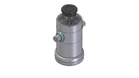 8012S -TELESCOPIC CYLINDER STANDARD/BALL 8 STAGES TRAVEL 2295 DIAMETER 240