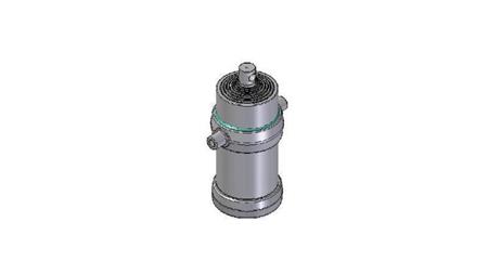 8023F -TELESCOPIC CYLINDER STANDARD/HOLE 8 STAGES STROKE 2685 FI 215