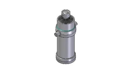 8025S -TELESCOPIC CYLINDER STANDARD/BALL 8 STAGES TRAVEL 3330 DIAMETER 215