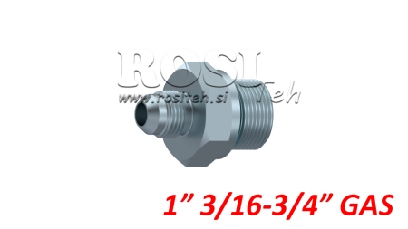 ХИДРАВЛИЧЕН РЕДУКТОР 1 3/16 JIC74°-3/4 ГАЗ