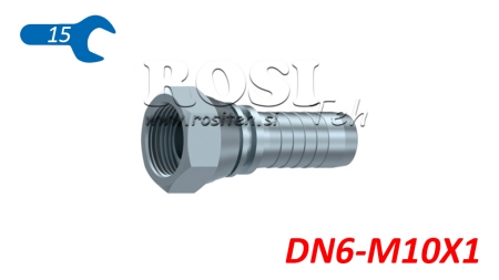 HYDRAULICKÉ PŘIPOJENÍ BSP ŽENSKÉ DN6-M10X1