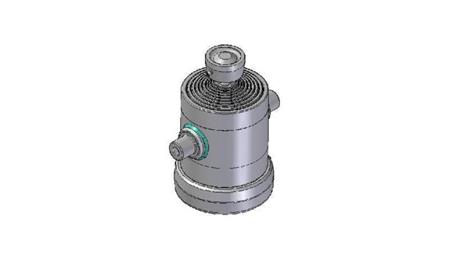 9011S - TELESCOPICKÝ CYLINDR STANDARD/KULIČKA 9 STUPŇŮ ZDVIH 2250 PRŮMĚR 240