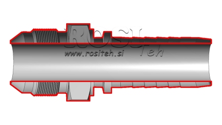 HYDRAULICKÉ PŘIPOJENÍ AGJ JIC74° MUŽ DN10-9/16-18