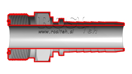 HYDRAULICKÉ PŘIPOJENÍ AGORFS MUŽSKÉ DN19-1 7/16-12