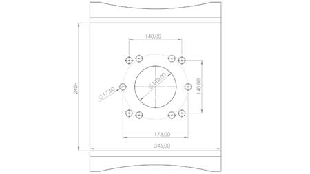 CHYTAČ KAMENÍ BSG 600 TG 2000 kg - 1500 mm