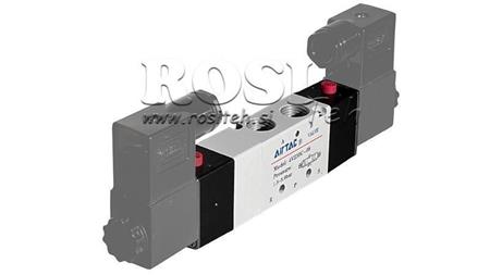 PNEUMATICKÝ ELEKTROVENTIL 5/2 BISTABILNÍ 1/4 PRT-0852-BCC