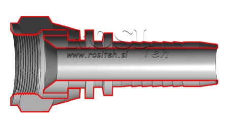 HYDRAULICKÉ PŘIPOJENÍ DKJ JIC74° ŽENSKÉ DN32-1 5/8-12
