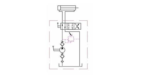 HAND PUMP 45CC -DD- DOUBLE DIRECTION - dimensions