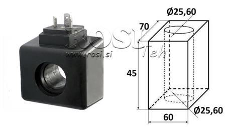 ELECTROMAGNETIC COIL 230VAC - DS5 - fi 25.6mm-45mm