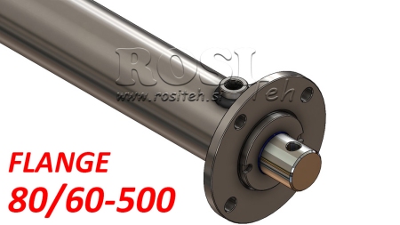 HYDRAULICKÝ CYLINDR FLANŠE 80/60-500