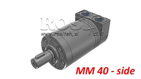 HYDRAULICKÝ MOTOR MM 40 -BOČNÍ