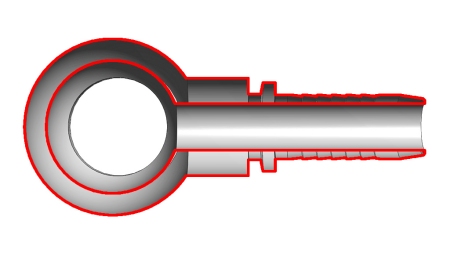 HYDRAULICKÉ PŘIPOJENÍ RNM OČKO DN6-M10X1